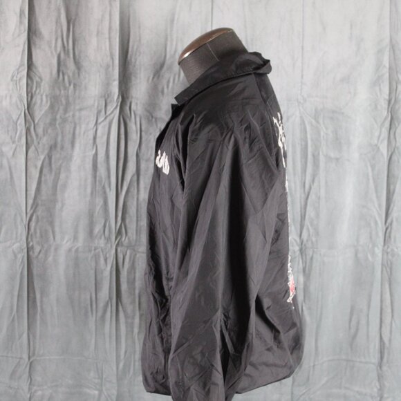 Rancid Windbreaker Jacket (Retro) - Skull Salvation Big Graphic - Men's Medium - Picture 5 of 10